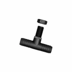 Green Leaf Tee Nozzle 11/16 inch Thread to 1/2 inch Barb NTT 12 P - Sprayer Accessories