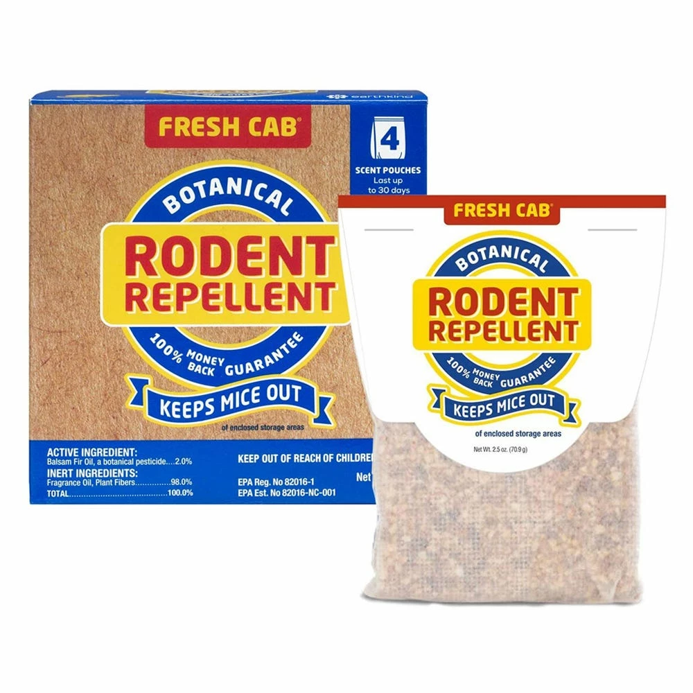 Fresh Cab Botanical Rodent Repellent, 4 Pack - EPAC-1 - Bug & Pest Control 4 Fresh Cab Botanical Rodent Repellent, 4 Pack - EPAC-1 - Bug & Pest Control - Image 2