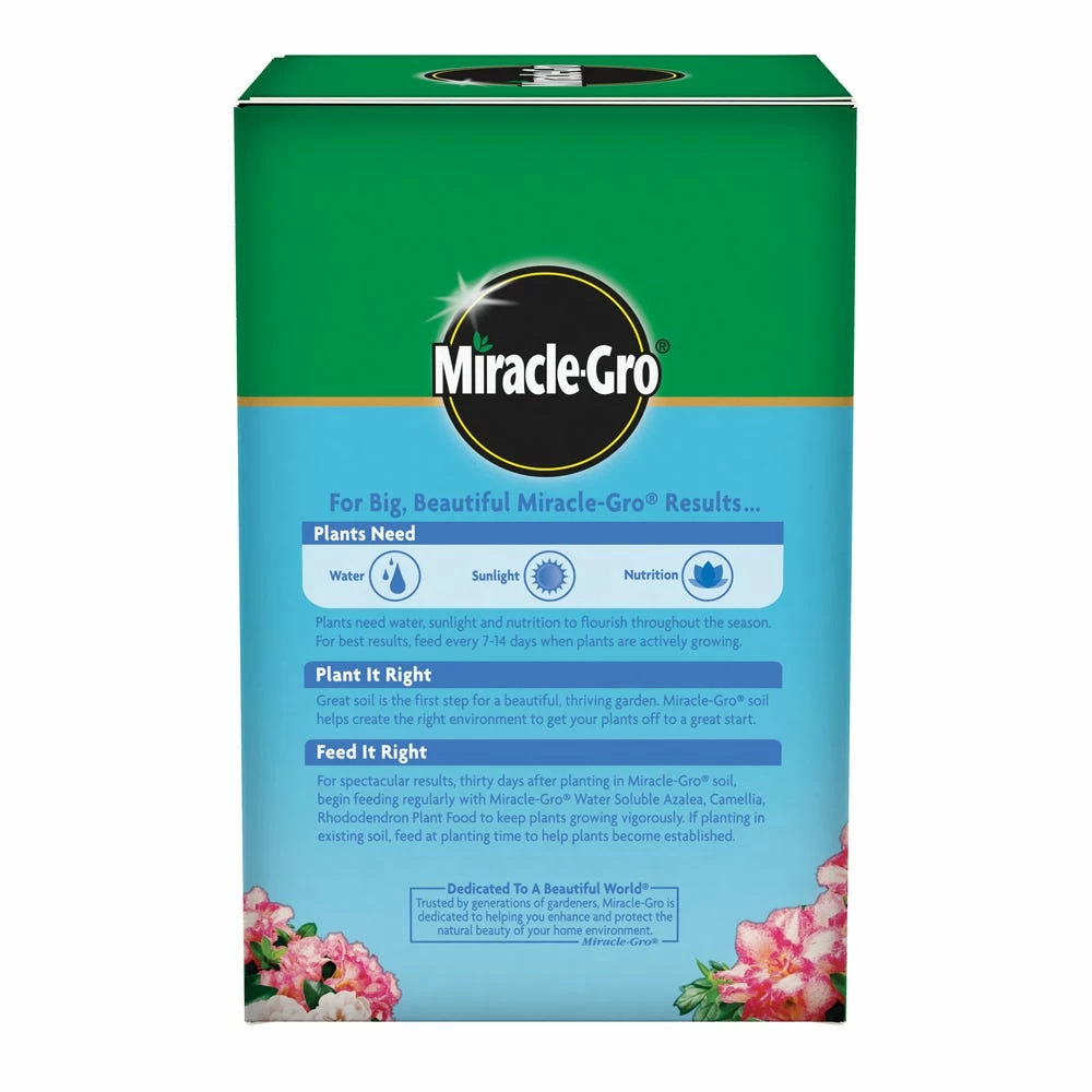 Miracle-Gro Water Soluble Azalea, Camellia, Rhododendron Plant Food, 1.5 lbs. - 1000701 - Fertilizers 6 Miracle-Gro Water Soluble Azalea, Camellia, Rhododendron Plant Food, 1.5 lbs. - 1000701 - Fertilizers - Image 4