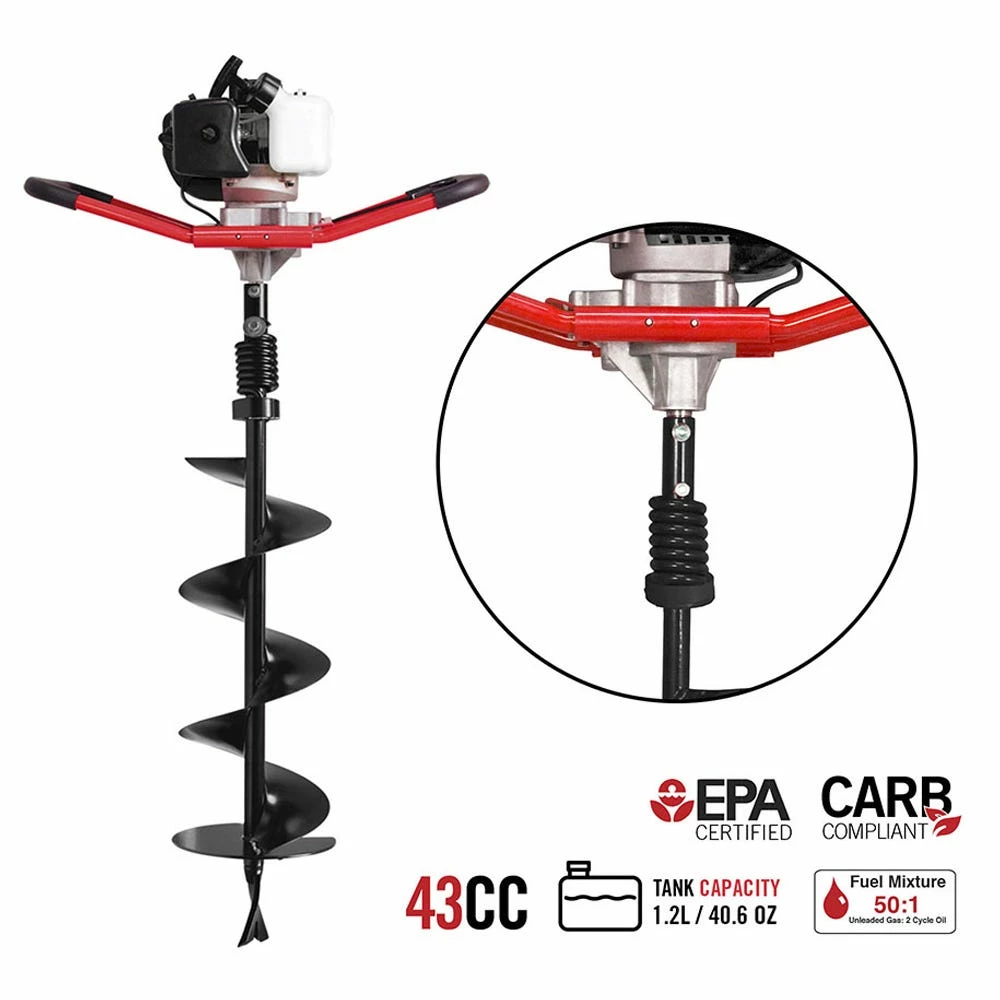 Southland 43cc Gas Earth Auger Powerhead with 8" Bit - SEA438/PEA - Post Hole Diggers 5 Southland 43cc Gas Earth Auger Powerhead with 8" Bit - SEA438/PEA - Post Hole Diggers - Image 3