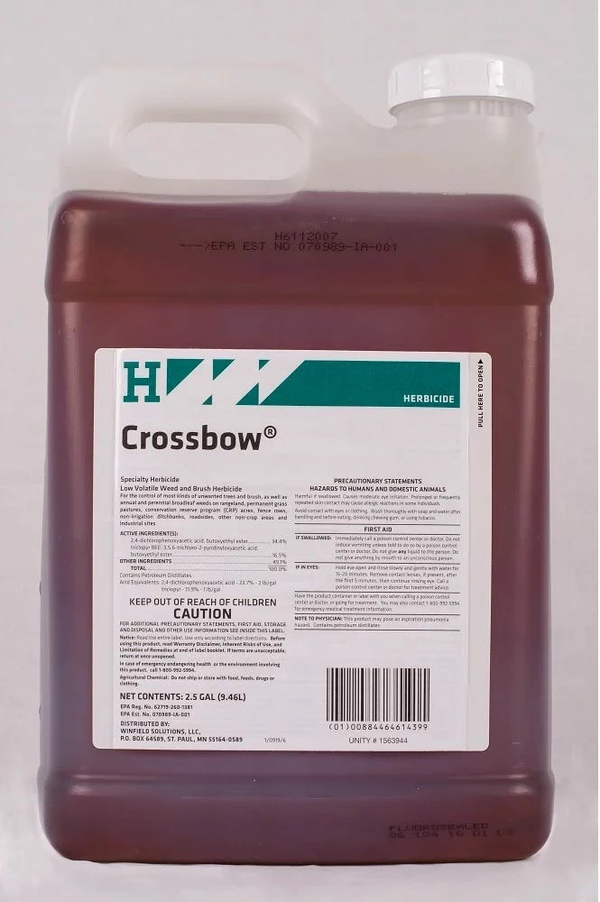 Crossbow Herbicide Weed & Brush Killer 2.5 Gallon - 2.5GALCROSSB - Herbicides 3 Crossbow Herbicide Weed & Brush Killer 2.5 Gallon - 2.5GALCROSSB - Herbicides