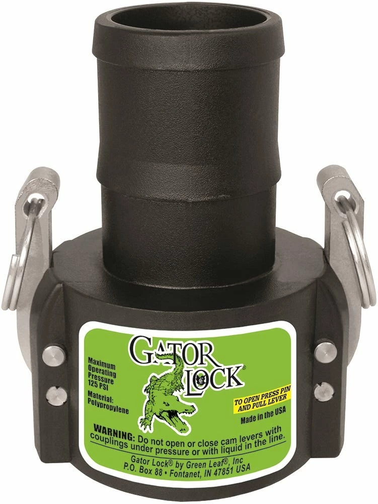 Green Leaf Coupling 3 Inch Fem.Coup-Hose Shank - GLP300C - Farm Tools & Hardware 4 Green Leaf Coupling 3 Inch Fem.Coup-Hose Shank - GLP300C - Farm Tools & Hardware - Image 2