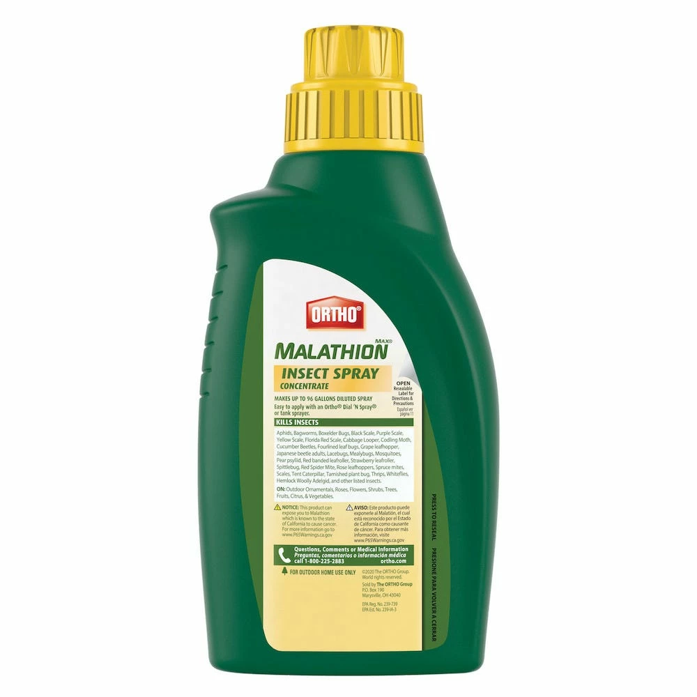 Scotts Ortho MAX Malathion Insect Spray Concentrate, 32oz - 0166610 - Bug & Pest Control 4 Scotts Ortho MAX Malathion Insect Spray Concentrate, 32oz - 0166610 - Bug & Pest Control - Image 2