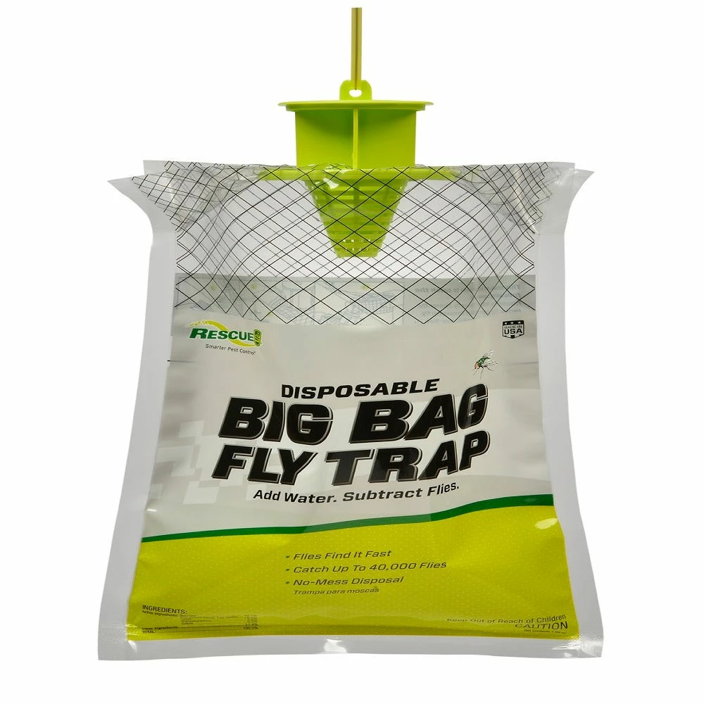 Rescue Big Bag Disposable Fly Trap BFTD DB12 - Bug & Pest Control 3 Rescue Big Bag Disposable Fly Trap BFTD DB12 - Bug & Pest Control