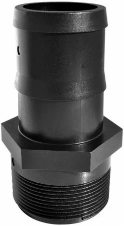 Green Leaf Hose Barb Poly 2 Mel Thread 1 1/2 Shan - CN200-150P - Farm Tools & Hardware