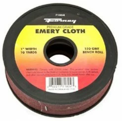 Forney Emery Cloth Bench Roll 120 Grit 1" x 10 yard - 71804 - Farm Implements & 3 Point Equipment
