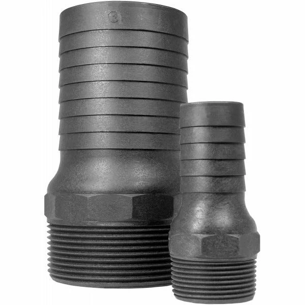 Green Leaf Poly Combination Nipple 2 inch NPT Thread x 2 inch Hose Barb CN200P - Sprayer Accessories 3 Green Leaf Poly Combination Nipple 2 inch NPT Thread x 2 inch Hose Barb CN200P - Sprayer Accessories