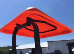 Eger Products Inc. Tractor Weather Canopy Sunshade 4855 - Accessories -Farm & Ranch store red1